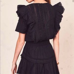 LoveShackFancy Natasha dress. Black size small.